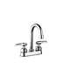 Double Level Handle 4" Centerset Basin Mixers with Bar-style Necks